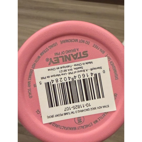 Stanley PINK PEONY 30 oz Flowstate Quencher H2.0 Tumbler **IN HAND** New In Box - Picture 4 of 6